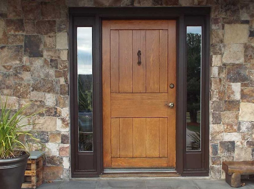 Square & Rectangle Natural Stone Veneer House Exterior