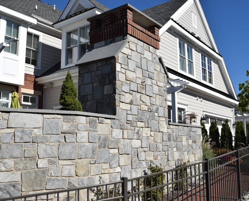 Square & Rectangle Natural Stone Veneer Wall