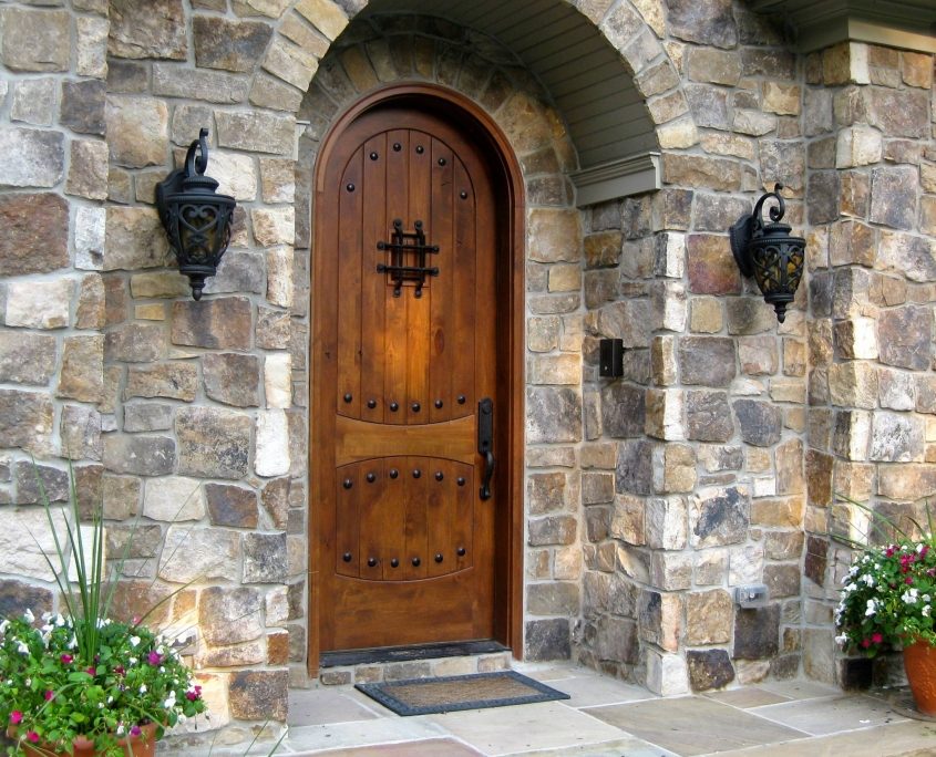 Square & Rectangle natural Stone Veneer house exterior