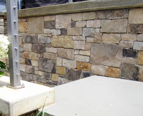 natural veneer stone on house