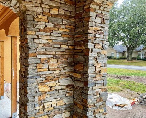 natural stone house exterior