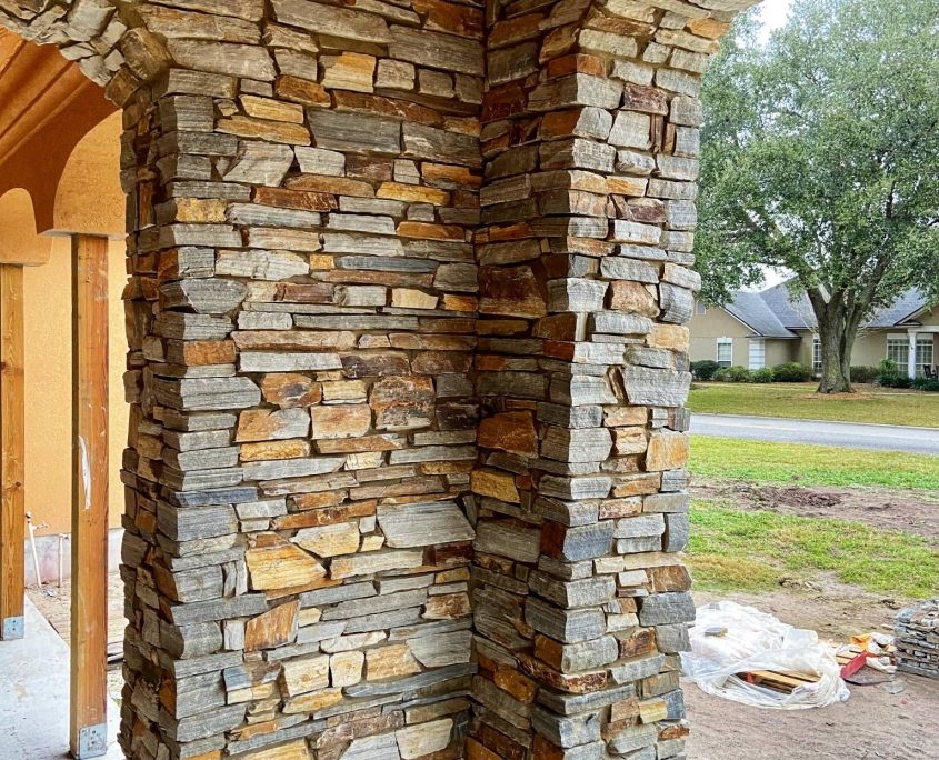 natural stone house exterior