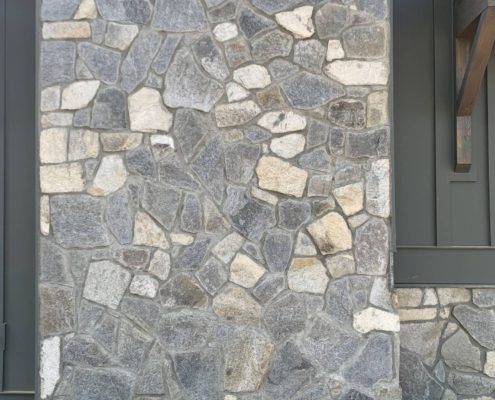 grey mosaic natural stone siding NC , SC stone siding